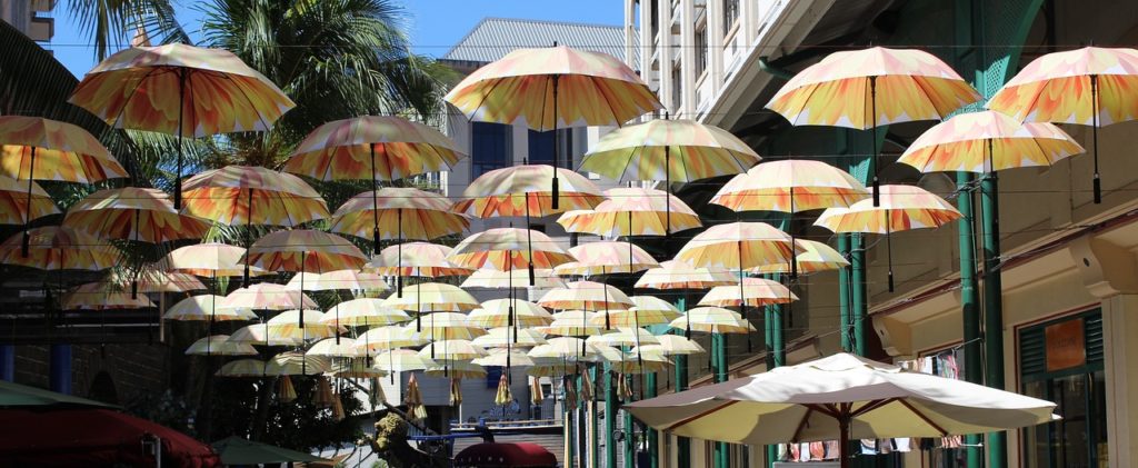 parasols-at Port Louis